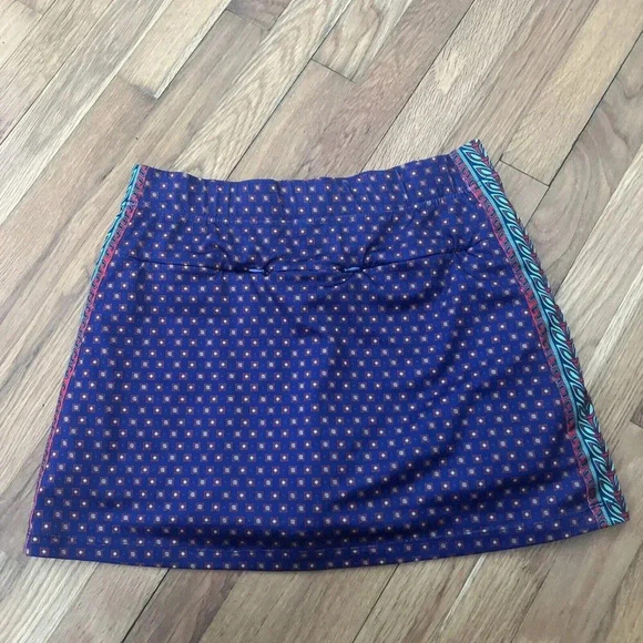 Gretchen Scott Skippy Skort Womens Geometric 4 Zip Pockets Shorts Size Small - Picture 5 of 6